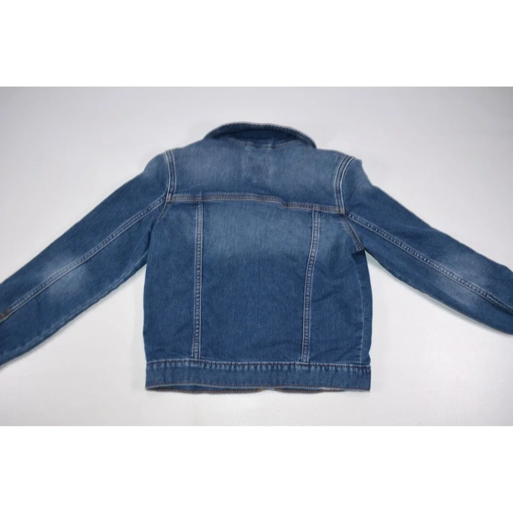 Gap Blue Denim Button Front Trucker Jacket Youth‎ Girls Size L